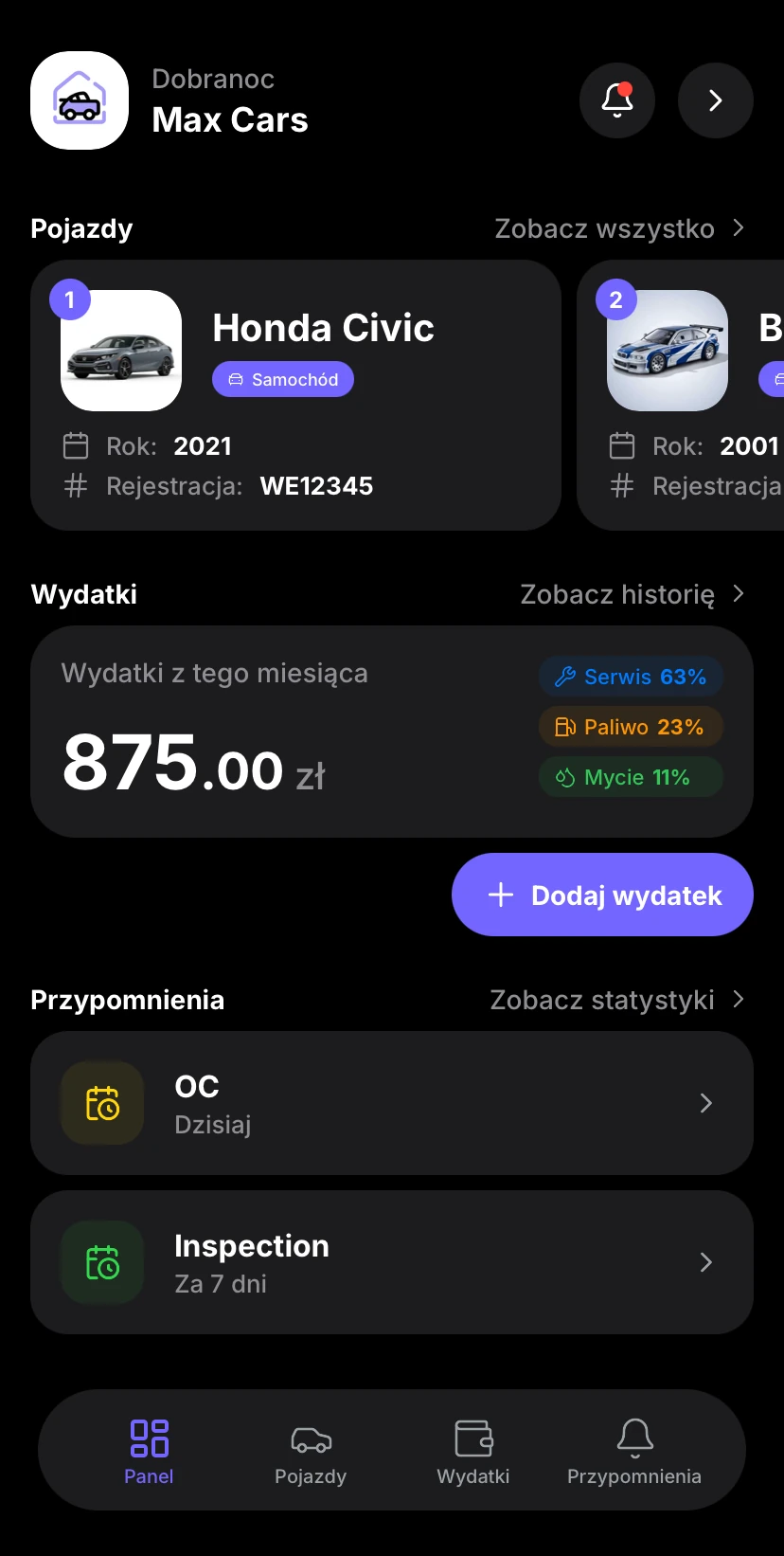 Aufix iOS Dashboard Preview